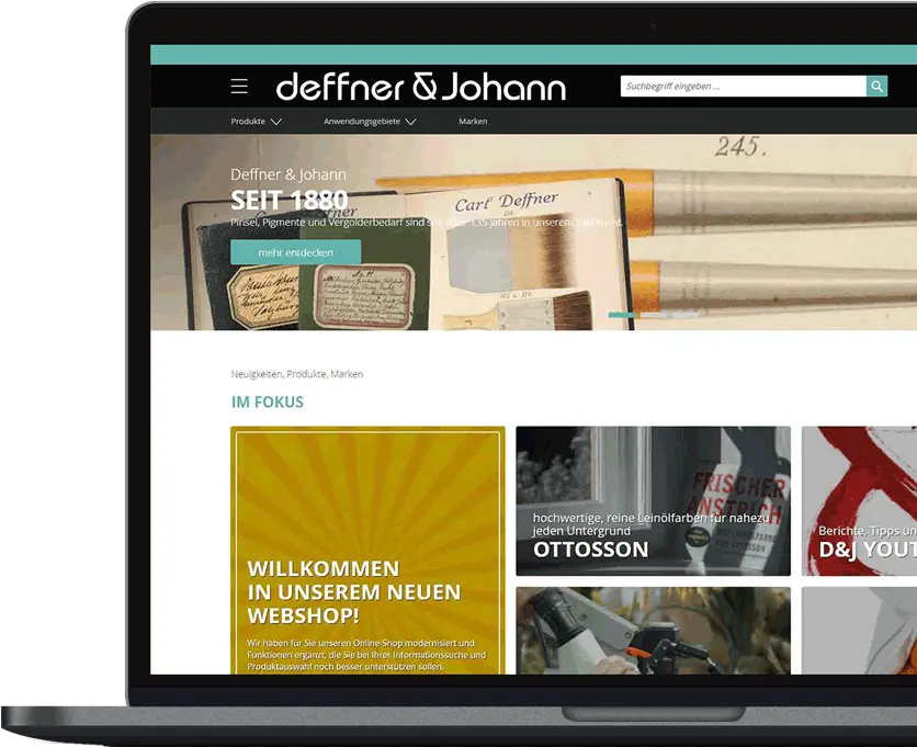 Onlineshop - Deffner & Johann