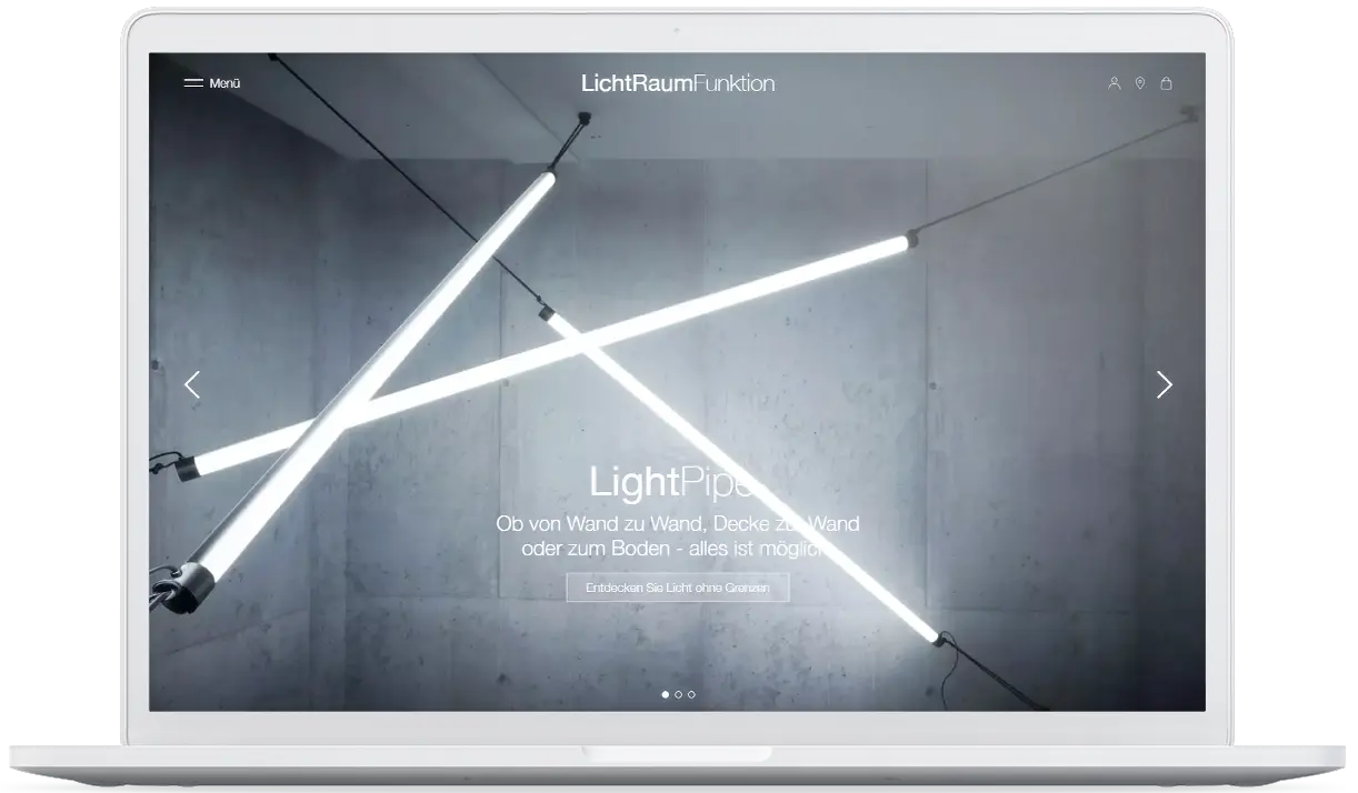 Onlineshop LichtRaumFunktion GmbH