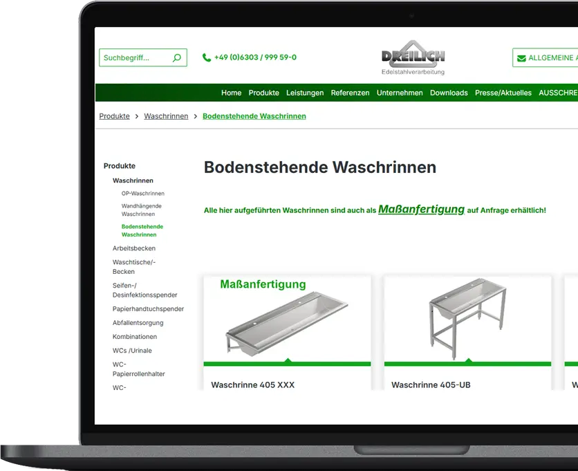 Dreilich Edelstahlverarbeitung Laptop