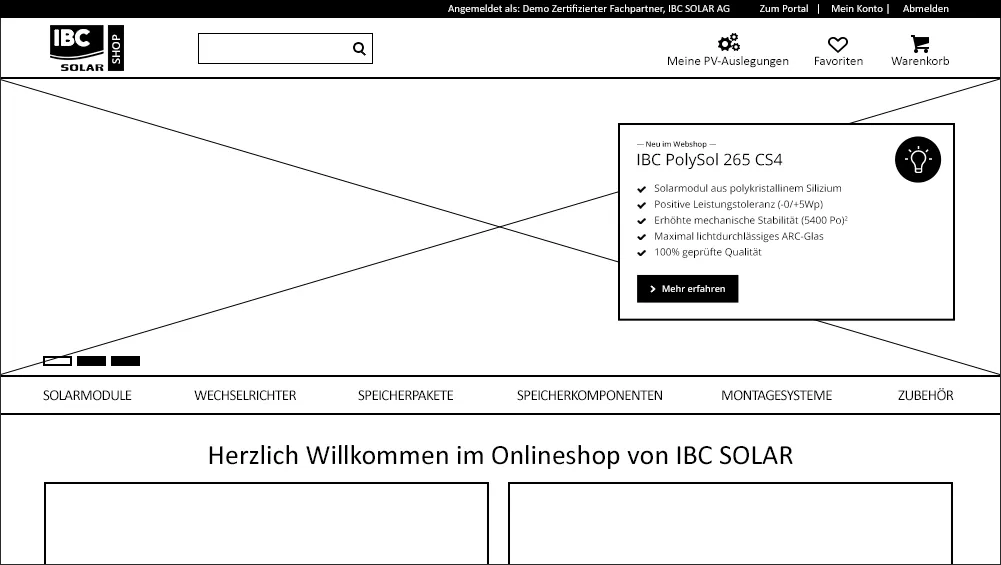 IBC SOLAR Konzept