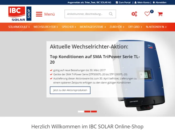 IBC Solar Tablet