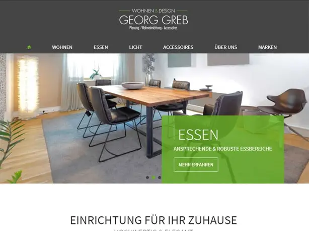 Wohnen & Design Greb Tabletansicht